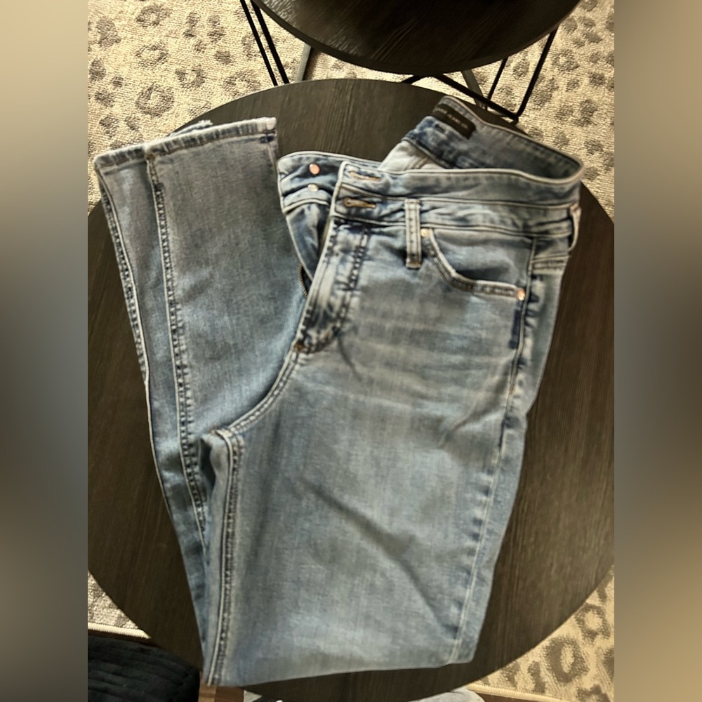 Silver Jeans Light Blue Straight Leg Women's Jeans